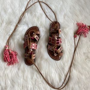 Lace up Sandals